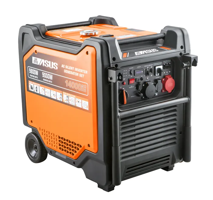 גנרטור מושתק בנזין חירום חד פאזי 10000W בהפעלת ATS אוטומטי + שלט